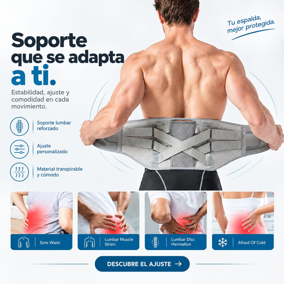 Faja Lumbar Premium De Alto Impacto